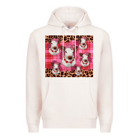 Pale Pink calf valentines tumbler Premium Hoodie - JahusDesignShop
