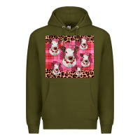 Army Green calf valentines tumbler Premium Hoodie - JahusDesignShop