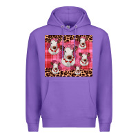Purple calf valentines tumbler Premium Hoodie - JahusDesignShop