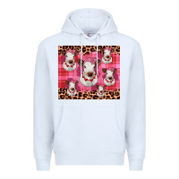 White calf valentines tumbler Premium Hoodie - JahusDesignShop