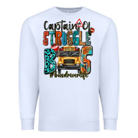 White captain of struggle bus busdriver life Premium Sweatshirt - texasbilliewilder