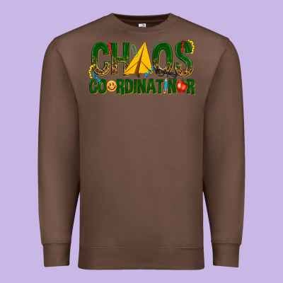 Chaos Coordinator Premium Sweatshirt Designed By Texasbilliewilder