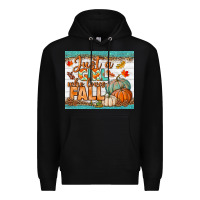 Black Just A Girl Who Loves Fall Mousepad Premium Hoodie - BundleAndBundleShop