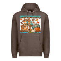 Coffee Just A Girl Who Loves Fall Mousepad Premium Hoodie - BundleAndBundleShop
