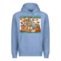 Colony Blue Just A Girl Who Loves Fall Mousepad Premium Hoodie - BundleAndBundleShop
