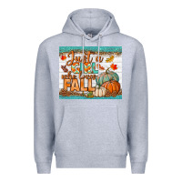 Heather Grey Just A Girl Who Loves Fall Mousepad Premium Hoodie - BundleAndBundleShop