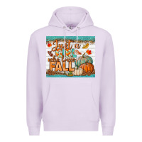 Lilac Just A Girl Who Loves Fall Mousepad Premium Hoodie - BundleAndBundleShop