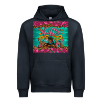 Navy Rottie mom with roses Urban Hoodie - Artiststas