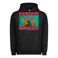 Pigment Black Rottie mom with roses Urban Hoodie - Artiststas