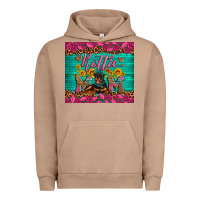 Pigment Burro Rottie mom with roses Urban Hoodie - Artiststas