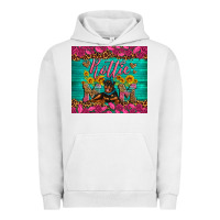 Pigment Lunar Rock Rottie mom with roses Urban Hoodie - Artiststas