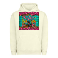 Pigment Pistachio Rottie mom with roses Urban Hoodie - Artiststas