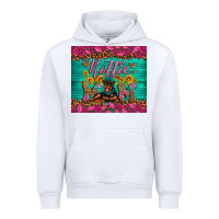 White Rottie mom with roses Urban Hoodie - Artiststas