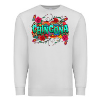 Dove Grey chingona Premium Sweatshirt - texasbilliewilder