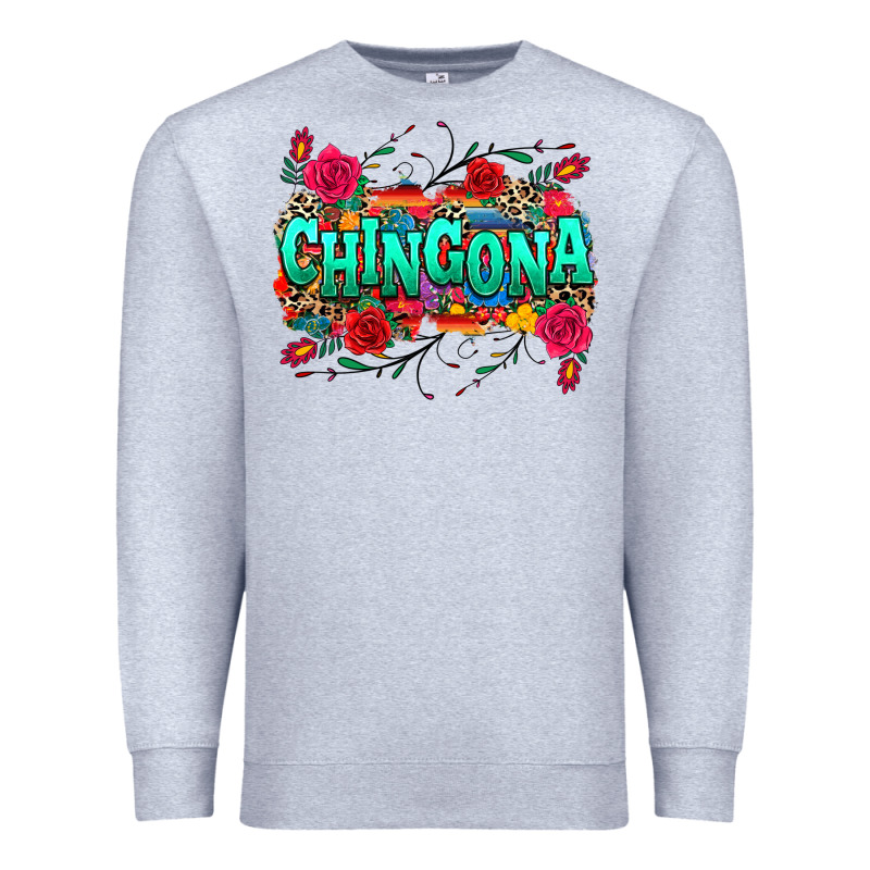 Chingona Premium Sweatshirt by texasbilliewilder | Teevron