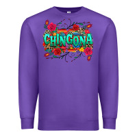 Purple chingona Premium Sweatshirt - texasbilliewilder