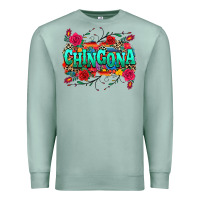 Seafoam chingona Premium Sweatshirt - texasbilliewilder