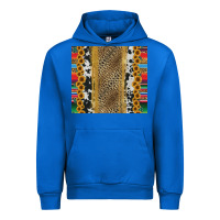 Cobalt western serape cowhide Urban Hoodie - Jasminsmagicworld
