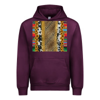 Mauve Wine western serape cowhide Urban Hoodie - Jasminsmagicworld