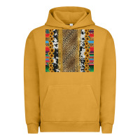 Pigment Peanut Butter western serape cowhide Urban Hoodie - Jasminsmagicworld