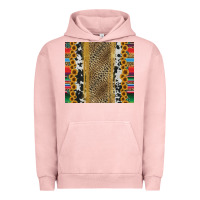 Pigment Salmon western serape cowhide Urban Hoodie - Jasminsmagicworld