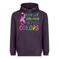 Plum cancer survivor in all colors Heavyweight Hoodie - texasbilliewilder