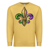 Antique Gold fleur de lis Premium Sweatshirt - RanaPortraitStore