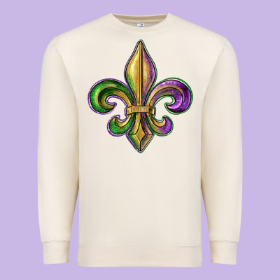 Fleur De Lis Premium Sweatshirt Designed By Ranaportraitstore