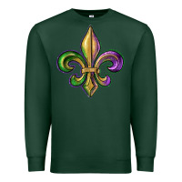 Sports Green fleur de lis Premium Sweatshirt - RanaPortraitStore
