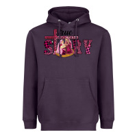 Plum Pink Christmas true story holy family Heavyweight Hoodie - RanaPortraitStore