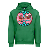 Emerald nurse round earrings 3 Urban Hoodie - BundleAndBundleShop