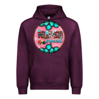 Mauve Wine nurse round earrings 3 Urban Hoodie - BundleAndBundleShop