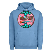 Pigment Pebble Blue nurse round earrings 3 Urban Hoodie - BundleAndBundleShop