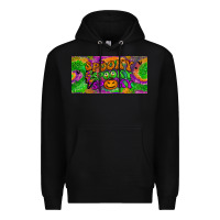 Black spooky license plate Premium Hoodie - BundleAndBundleShop