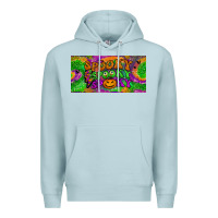 Blue Mist spooky license plate Premium Hoodie - BundleAndBundleShop