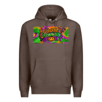Coffee spooky license plate Premium Hoodie - BundleAndBundleShop