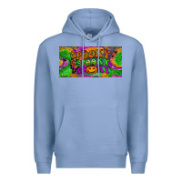 Colony Blue spooky license plate Premium Hoodie - BundleAndBundleShop