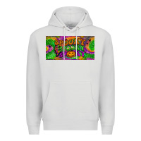 Dove Grey spooky license plate Premium Hoodie - BundleAndBundleShop