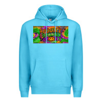 Ocean Blue spooky license plate Premium Hoodie - BundleAndBundleShop