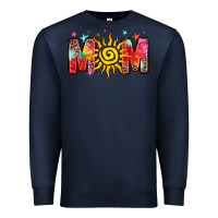 Navy summer mom Premium Sweatshirt - Zillion Design Studio