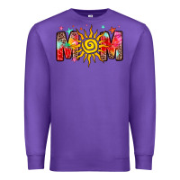 Purple summer mom Premium Sweatshirt - Zillion Design Studio