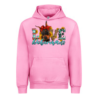 Fuchsia Pink love dobermans Urban Hoodie - Artiststas