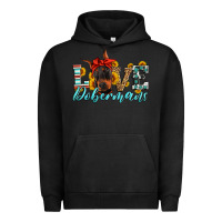 Pigment Black love dobermans Urban Hoodie - Artiststas