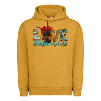 Pigment Peanut Butter love dobermans Urban Hoodie - Artiststas