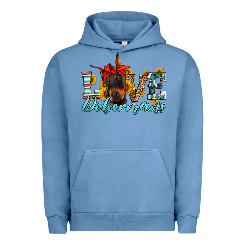 Love Dobermans Urban Hoodie by Artiststas | Teevron