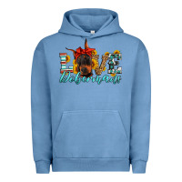 Pigment Pebble Blue love dobermans Urban Hoodie - Artiststas
