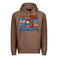 Chestnut little miss firecracker Premium Hoodie - AdoDesignShop