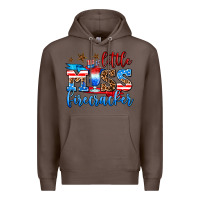 Coffee little miss firecracker Premium Hoodie - AdoDesignShop