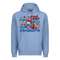 Colony Blue little miss firecracker Premium Hoodie - AdoDesignShop