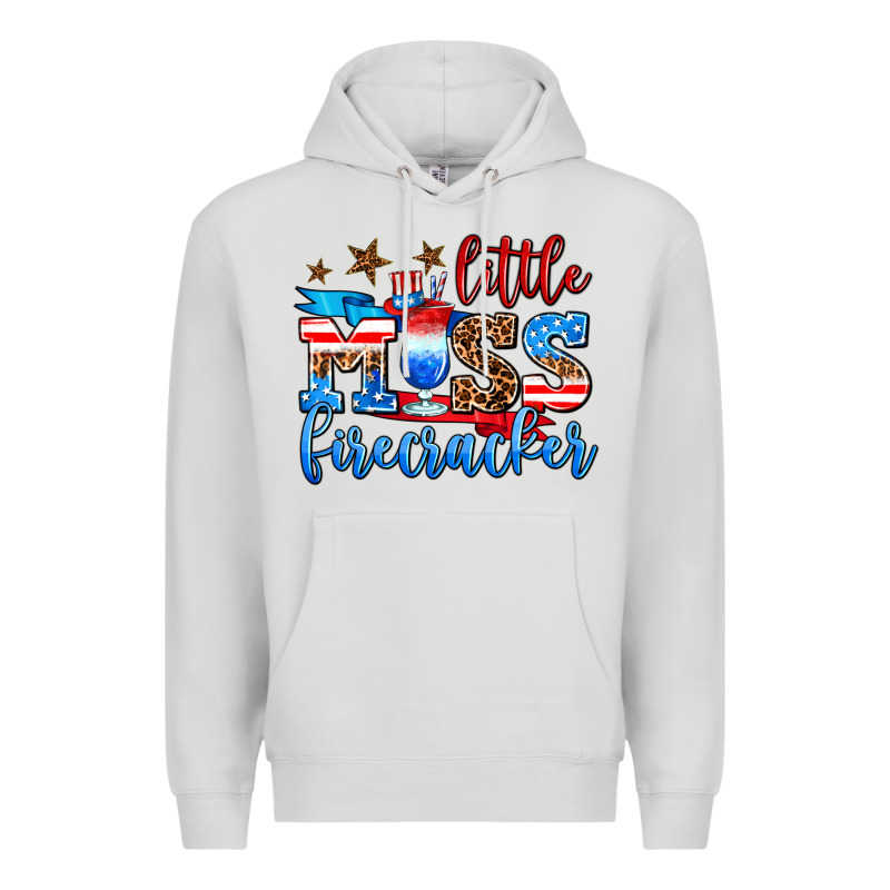 Little Miss Firecracker Premium Hoodie by AdoDesignShop | Teevron
